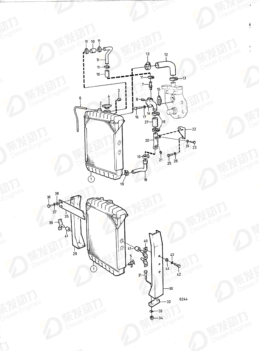 VOLVO Bracket 846834 Drawing